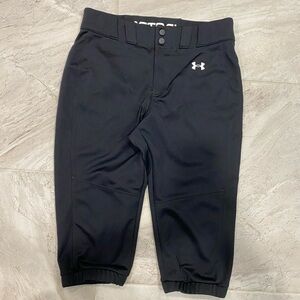 Under Armour Women Black Softball Athletic Pants size M